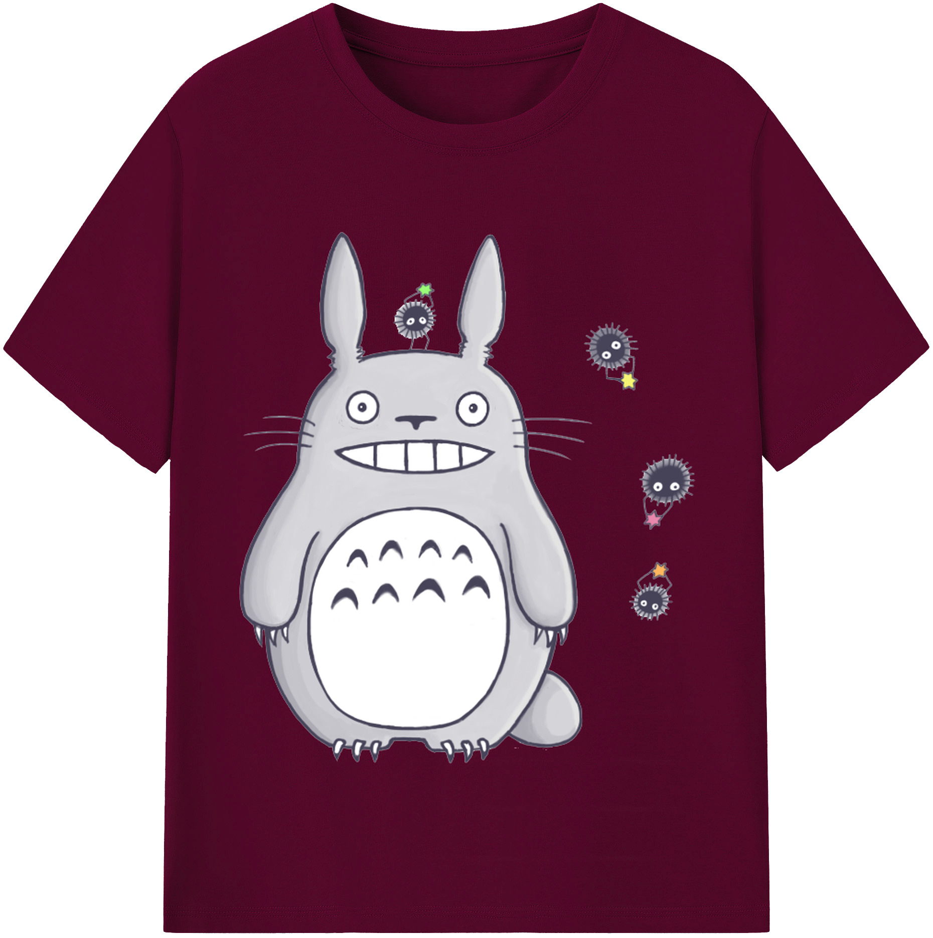 （画像用） となりのトトロ 草壁メイ 草壁サツキ My Neighbor Totoro Satsuki Kusakabe Mei Kusakabe レディースカジュアルプリントTシャツ（綿100％）